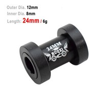 자동차쇼바 에어서스 완충기 12x8mm 알루미늄 합금 자전거 후방 충격 흡수기 부싱 슬리브 심 22/24/26/32/4, 02 12x8x24mm