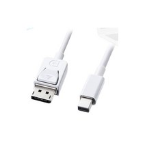[KC-DPM1W] SANWA Mini DisplayPort to DisplayPort 1.2 케이블 1M