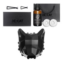 디캣 차량용방향제 A세트 카본블랙 송풍구 디퓨저, 디캣 차량용방향제 A세트 카본블, 베이비파우더