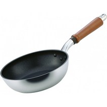 일본 호쿠리쿠 알루미늄 프라이팬 20cm[가스 불 전용]경량 전돌 렌 캐스트 테플론 가공 일본산, 단일옵션