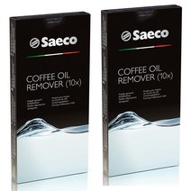 Saeco Coffee Oil Remover 세코 필립스 에스프레소 머신용 커피 오일 청소 세척 리무버 10타블렛 2팩