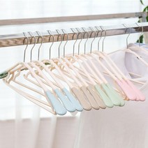 [그레이스로즈] 5+5 총 10p 옷늘어짐 걱정없는 고급 파스텔 옷걸이, 민트