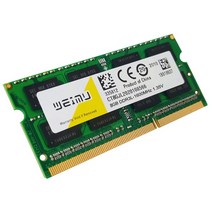 ddr3l 2gb 4gb 8gb 노트북 메모리 1600 1333 1066mhz pc3 12800 10600 8500 204 핀 1.35v 1rx8 memoria sodimm ram, DDR3L 1600 4GBx1개
