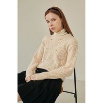 이랜드 [리안뉴욕]리안뉴욕 케이블 비딩 포인트 니트 RRAKPO010_송파점