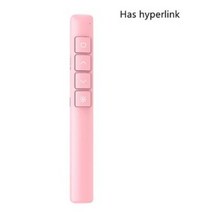무선 PPT 원격 제어 USB 충전식 개선 포인터 발표자 페이지 컴퓨터/노트북을위한 펜 선회, 04 pink