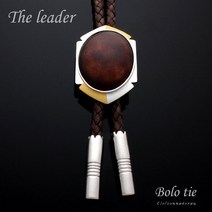 클루아조네코리아 볼로타이 가죽목걸이 더 리더 The Leader Solid Brown