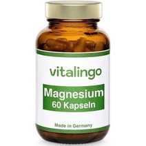 독일직구 마그네슘 캡슐 호흐도시에르트 고급 유리병 마그네슘 캡슐 60개 팩 450mg 마그네슘 메틸 셀룰로스(베지캡스) 재킷, 수량, 상세참조