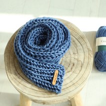 [바보사랑] [10+1] 쁘띠목도리뜨기, 색상:16(블랙)