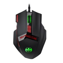 게이밍마우스 게임용 컴퓨터 유선 게이밍 마우스 USB 컴퓨터 RGB 게이머 인체 공학적 10 버튼 7200DPI PC, 01 10Button 3200DPI, 한개옵션1
