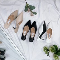 여성뮬 스틸레토 미들굽 굽6cm 슬리퍼