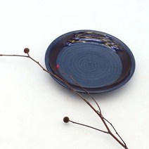 달소금 수제 도자기그릇 라인 원접시