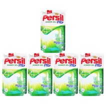 퍼실 딥클린 파워젤 일반용 액상세제 리필, 1.5L, 5개