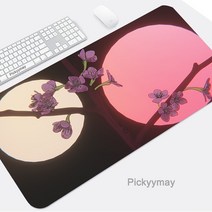 마우스 손목쿠션 손목받침대 손목보호대블랙 마우스 패드 벚꽃 데스크 매트 핑크 사쿠라 쿠션 키보드 컴퓨, 03 3_04 300x700x2mm