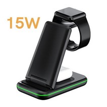 무선 충전기 3in1 애플워치 에어팟 아이폰 스탠드 스마트폰, Foldable Charger