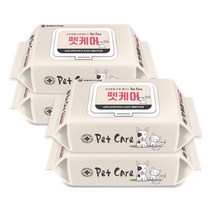 펫케어 반려동물 물티슈 60매x4팩 피톤치드향, 60매, 4팩
