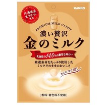 Kanro 칸로 금의 밀크 캔디 북해도 생크림 사용 80g x 6봉지, 1세트