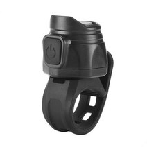 자전거벨WEST BIKING-USB 전기 경적 시끄러운 핸들바 오토바이 충전식 알람 링 벨 도난 방지 방수 자전거, 01 Black