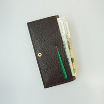 수제 핸드메이드 골프 라운딩 지폐지갑 양쪽수납 현급지갑 무료 이니셜 각인 (10colors)