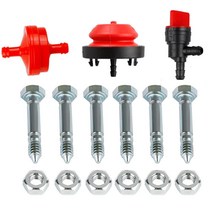 HUSWELL 53200500 제설기 전단 볼트 핀 및 너트 (6팩) 프라이머 전구 연료 필터 밸브 교체 Ariens 532005 5320050-2