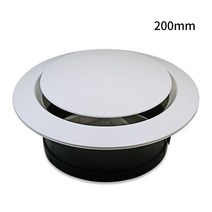 환기 커버 공기 배출구 디퓨저 100MM 에어컨 튜브 가정용 조절 루버, 04 200mm