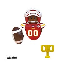 축구 완구 럭비 농구 스포츠 선수 번들 NFL 빌딩 블록 미니 액션 피규어 장난감 24 개세트, 7.WM2309 - With Body