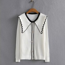 XL-4XL 빅사이즈 니트 오피스 하객룩 여성 블라우스 빅카라