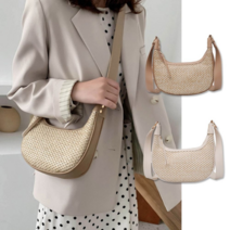 [라일리] Rly 반달 라탄 숄더백 USG127 10254192