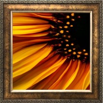 이루나다 DIY명화그리기 유화 그림 퍼즐 민화 해바라기액자 캔버스전용액자 거실액자 주문제작, ER-917 골드