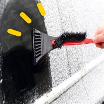 멀티성에제거기 차 자동차스크래퍼 차량제설 차량용눈쓸개 눈 제 거 휠브러쉬 눈털이개, 레드, 1개