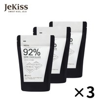 제키스 프리미엄 다크 초콜릿 92% 파우치 48개입 259g 3개