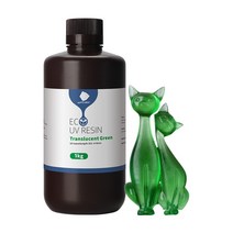 ANYCUBIC ECO UV 수지LCD 3D 프린터에 사용되는 낮은 냄새 안전 405nm, 1kg Tran 그린 오스트레일리아