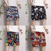 스위티레드 컬러풀 남자 반바지 홈웨어 비치웨어 M059