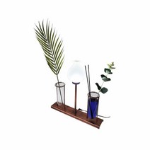 장식디퓨저 이앤 조명화병2구디퓨저 거실 침실장식 LED조명 화병, 향:베리머스크