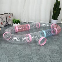 CH 공장 직접 판매 고슴도치 파이프 친칠라 흰 족제비 다람쥐 장난감 칩스틱 쥐 큰 공간 파이프 드릴, 긴 직선 파이프 길이 27CM 직경 11CM