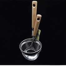 일본 펄라이프 천연목 손잡이 된장망/스텐된장망세트(GD0002)