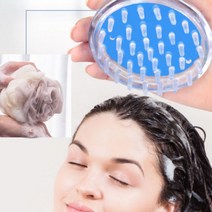 촉촉한 대왕 샤워 타올 볼 +샴푸 브러쉬 세트 각질제거 스파볼 마사지기 머리, 코꾸모 쿠팡 랜덤색상_랜덤색상, 코꾸모 쿠팡 본상품선택