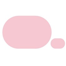 Inmos Pu 가죽 Placemats 식기 북유럽 가정 장식 식사 매트 다색 주문을 받아서 만들어진 코스터 Ecofriend, 04 분홍색_01 S