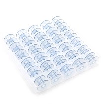 가정용 미싱보빈 30p + 케이스 세트 화이트(투명) 1세트