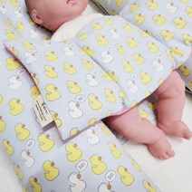 가슴안정베개 태열 모로반사 방지 관리 3D에어매쉬 바이오비드폼 좁쌀 똑따기, 자몽 매쉬화이트