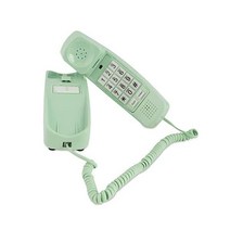 Landline 가정용 전화기 - 벽 집 전화기 - 노인용 유선 전화 - 레트로 홈 폰 - 유선 전화기의 이전 버전 - 아날로그 폰 - 큰 버튼 iSoHo 전화기 (클래식 블루), Earth Day Green