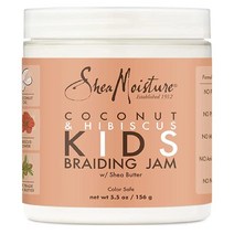 Shea Moisture 가족 브레이딩 잼 코코넛 & 히비스커스 156g(5.5온스)