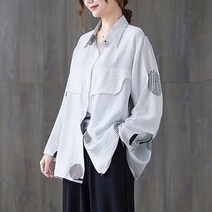 봄가을 블라우스 카라 셔츠 지오빈BL
