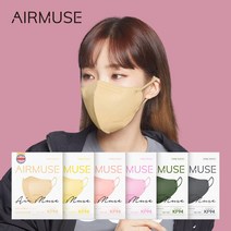 에어뮤즈 보건용 마스크 KF94 황사 미세먼지로부터 보호 중형 자외선 차단 테스트 완료, 올리브카키, 10매