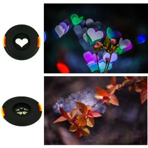 Bokeh Masters Kit 렌즈 캡 커버 필터 캐논 니콘 소니 Yongnuo 프라임 예술적 로맨틱 야간 장면 사진, [06] 55mm