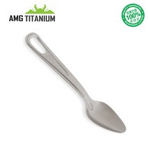 에이엠지티타늄 스푼 숟가락 수저 티탄 캠핑용품 백패킹 등산용품 AMG TITANIUM, 여성스푼