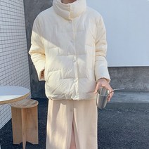 믹스블링 오리털 겨울 여성 숏 패딩 점퍼 아우터 덕다운 경량