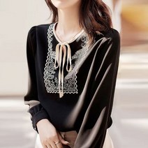 헤레이스 자수타이블라우스 YMSH23SS354