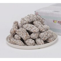 강릉 한과 흑미강정 1kg / 수제한과 쑥+찹쌀+조청 사기막전통한과, 1개