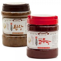 옥샘정 보리쌀 된장2.3kg 고추장 2kg 명품 시골된장, 2 고추장 2kg