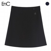 이엔씨 (EnC) 사선 랩 미니 스커트(ENWH83783W)